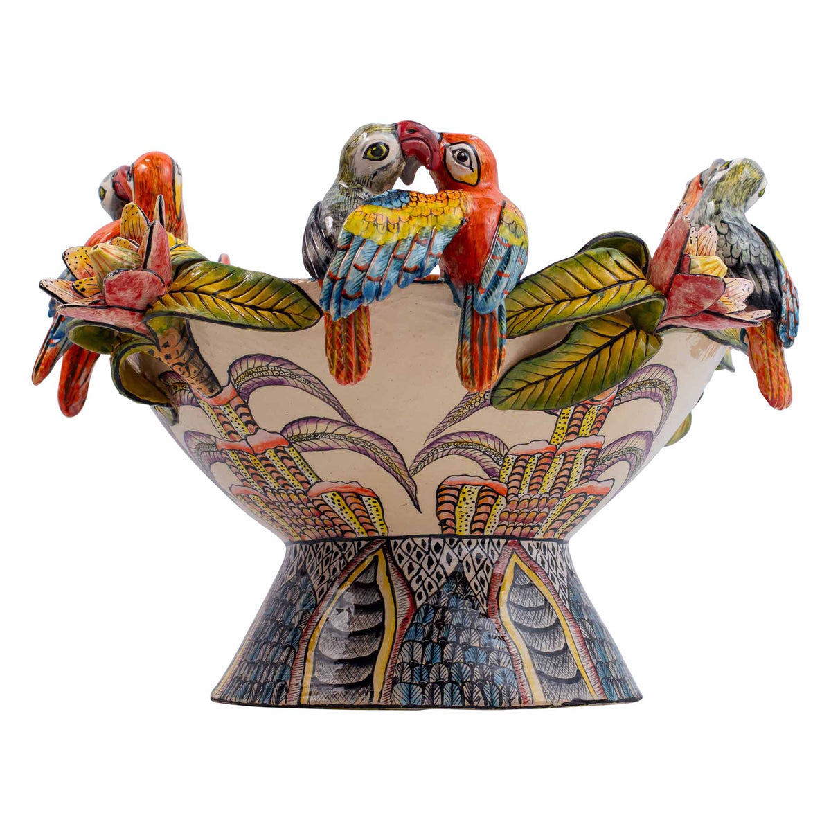 Macaw parrots bowl