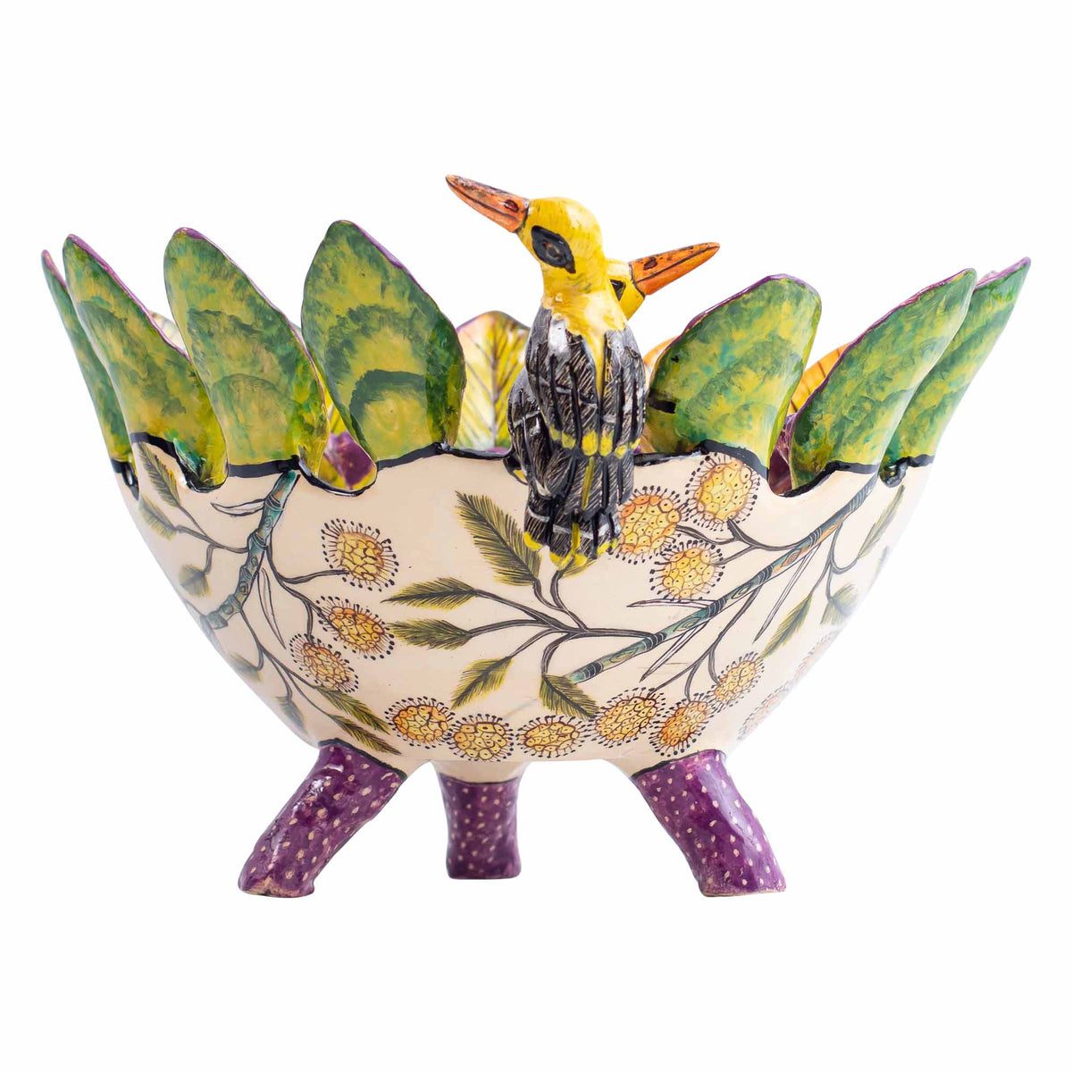 Eurasian golden oriole bowl