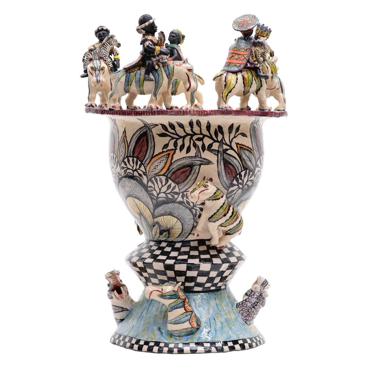 Royal family vase