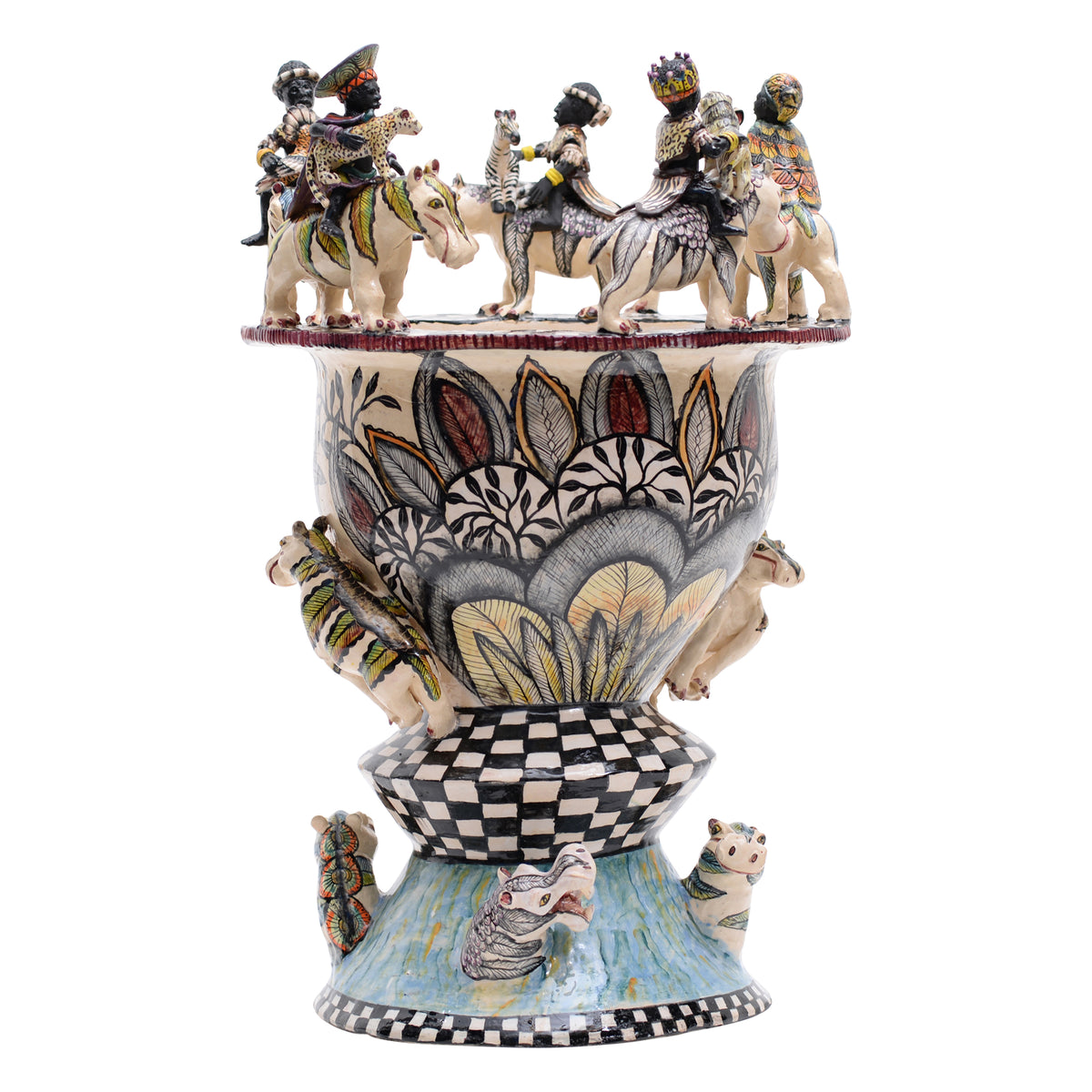 Royal family vase