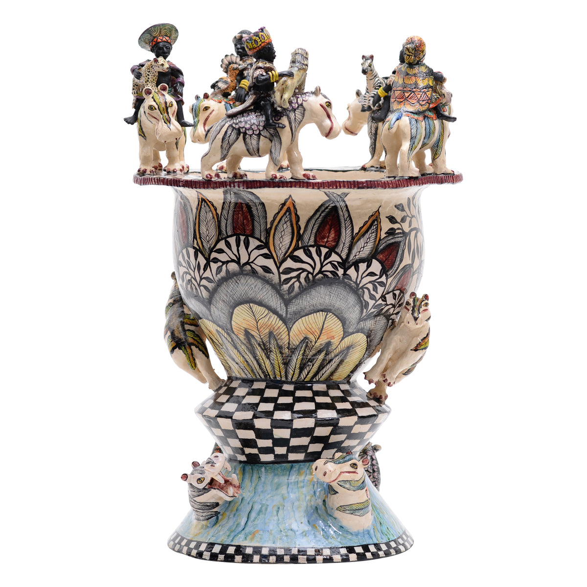 Royal family vase