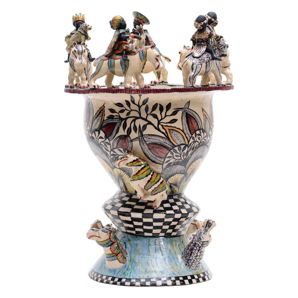 Royal family vase