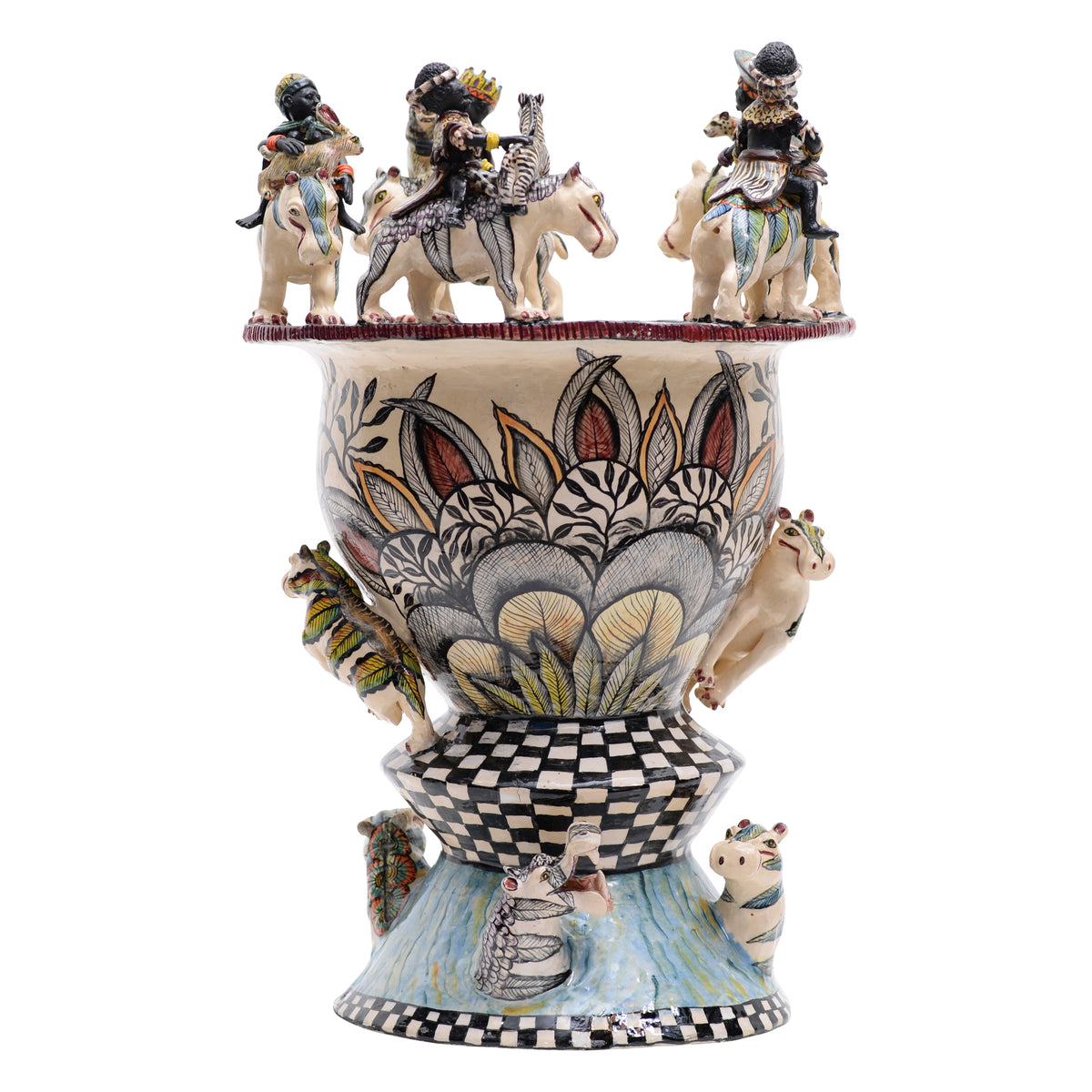 Royal family vase