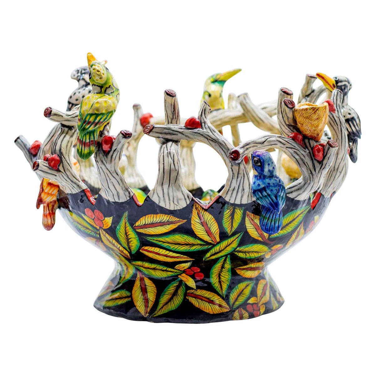 Kingfishers & black bowl