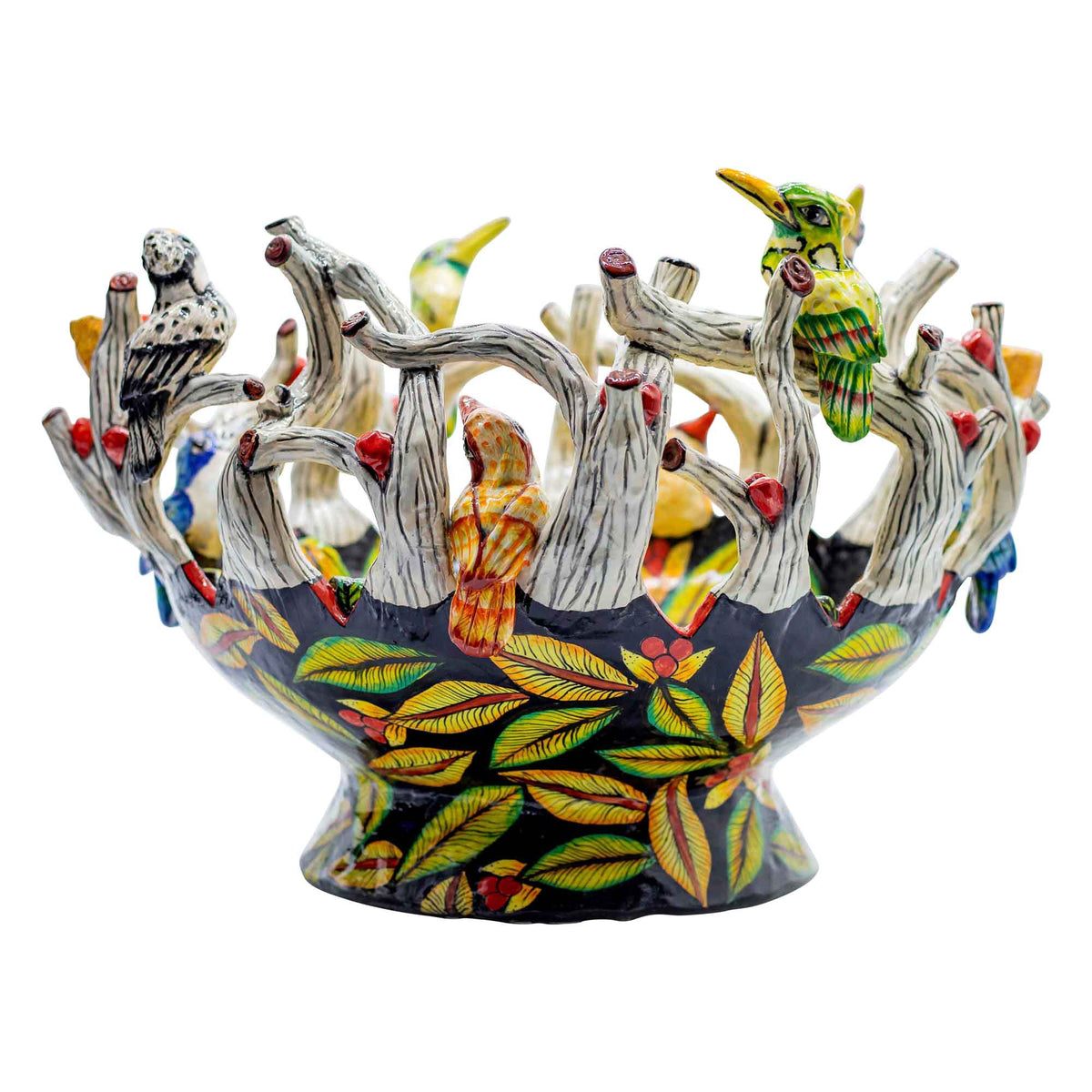Kingfishers & black bowl