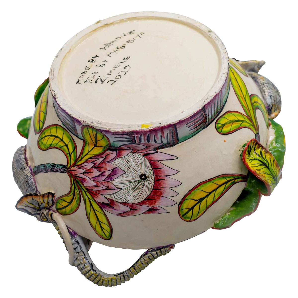 Elephant & flower bowl
