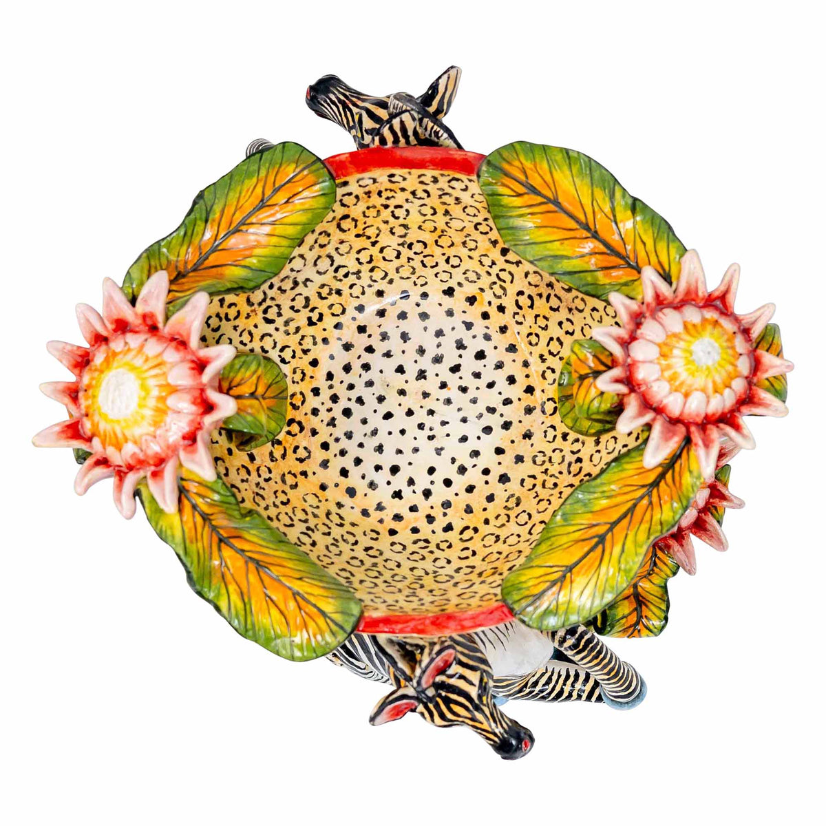 Zebra & Protea Sweet Dish