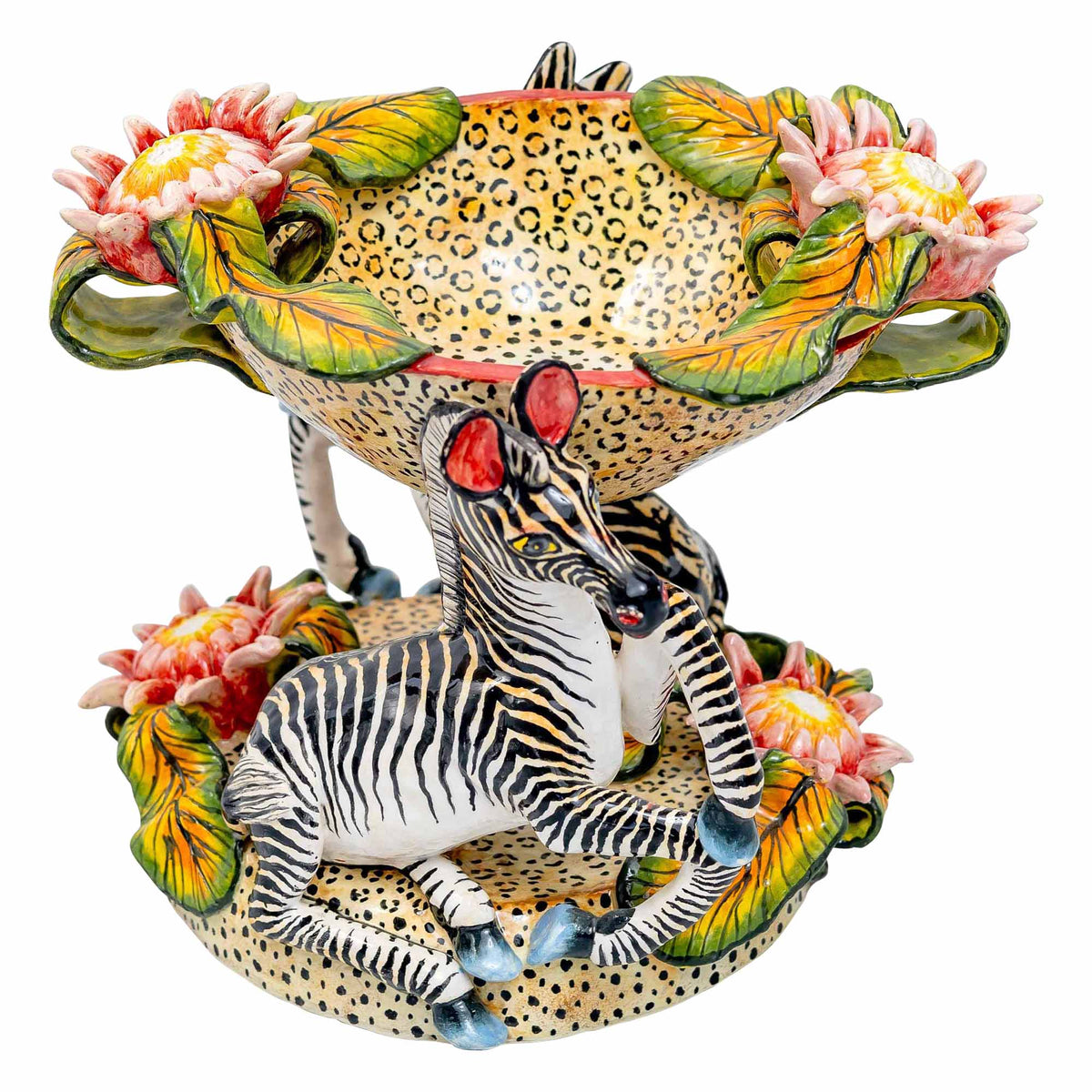 Zebra & Protea Sweet Dish