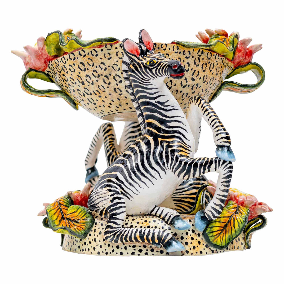 Zebra & Protea Sweet Dish