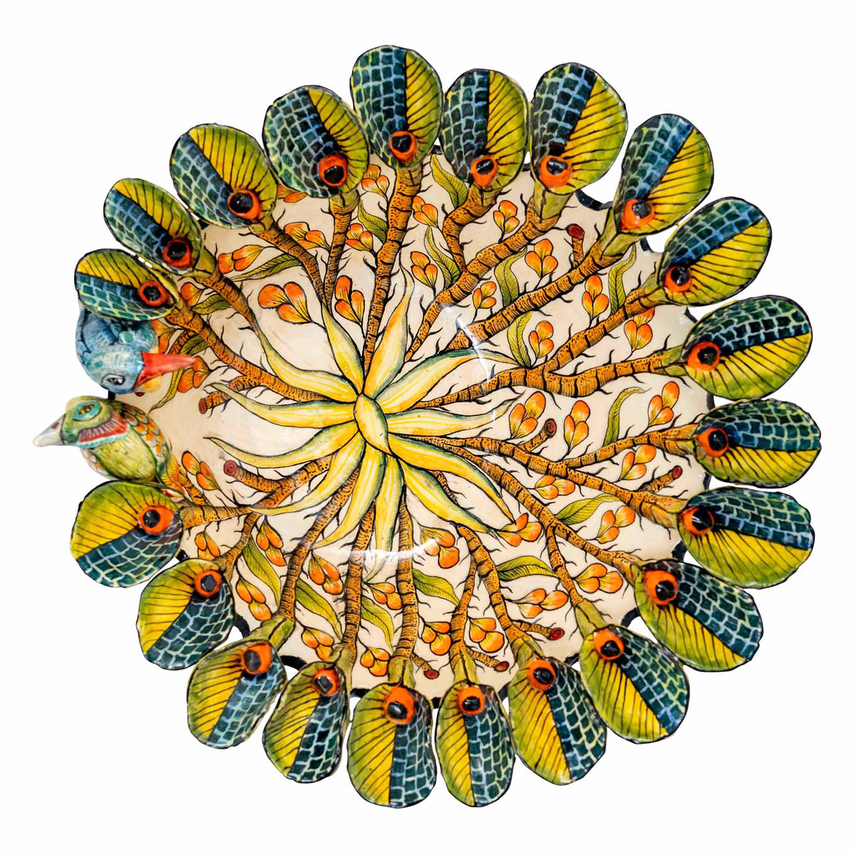 Turaco & Sunbird Raised Bowl