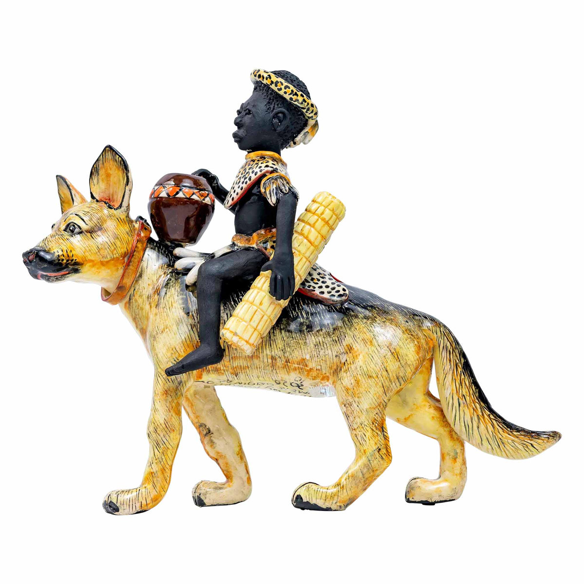 Man German Shepherd Rider