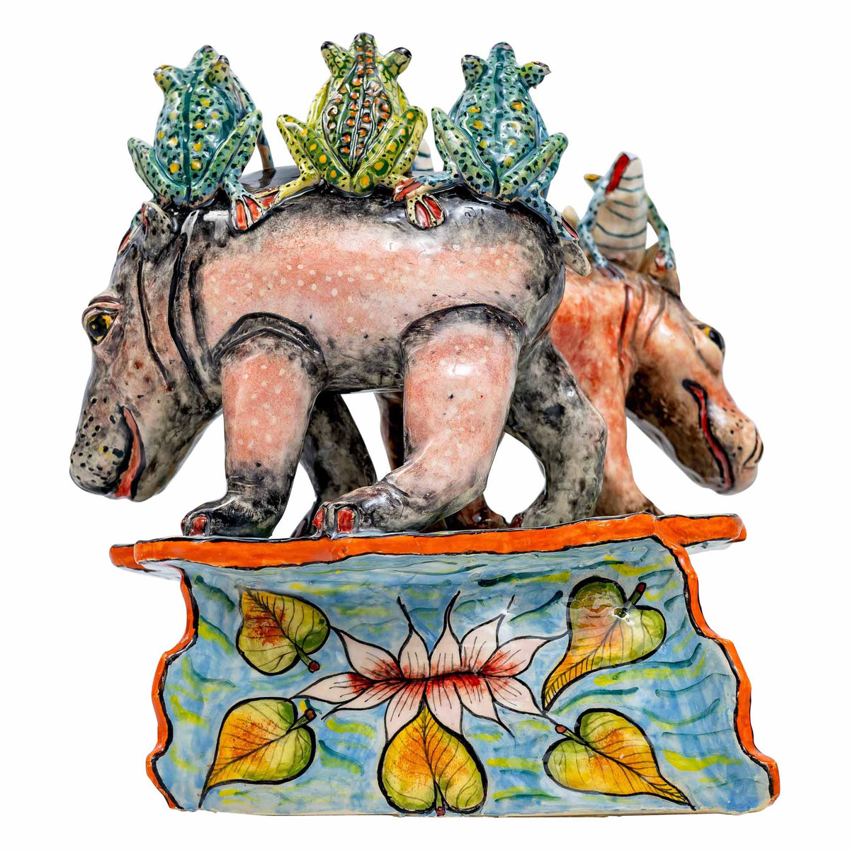 Frog & Hippopotamus Stand