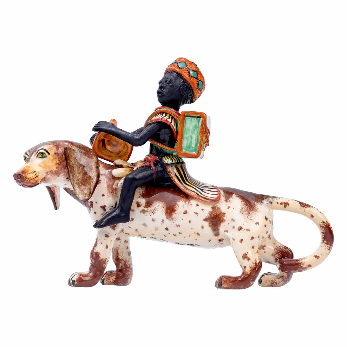Monkey & Zebra Sculpture