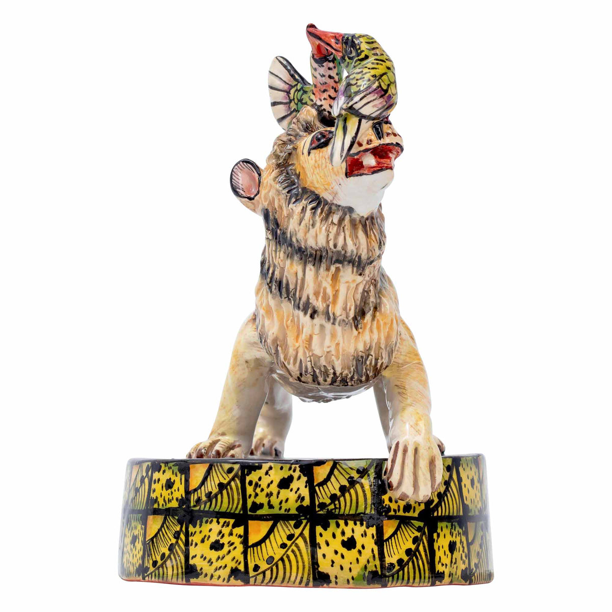 Sunbirds Lion Head Sculpture