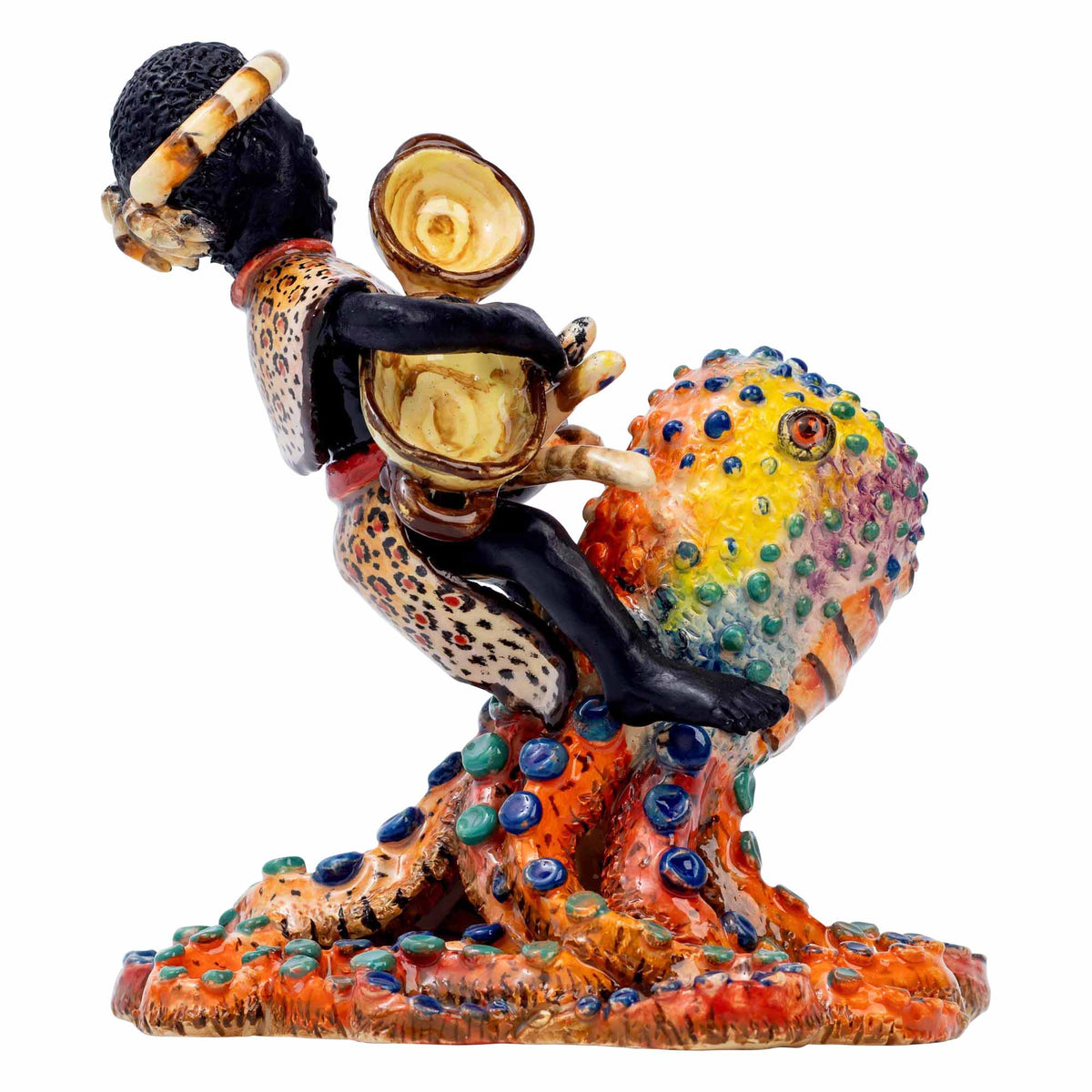 African Man Octopus Platter