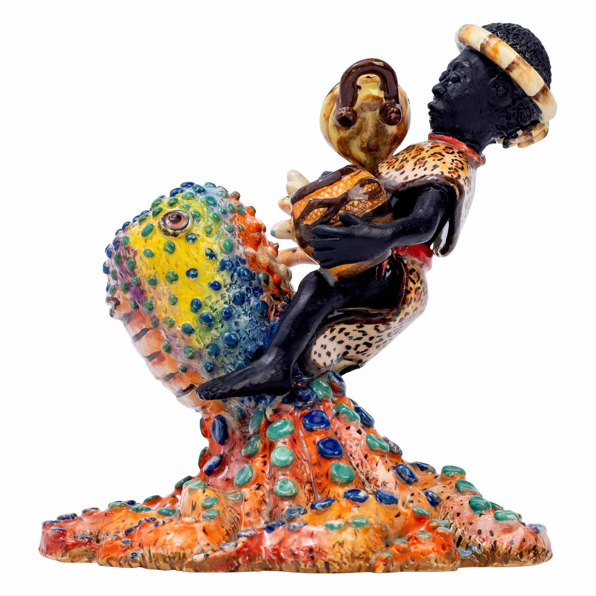 African Man Octopus Platter