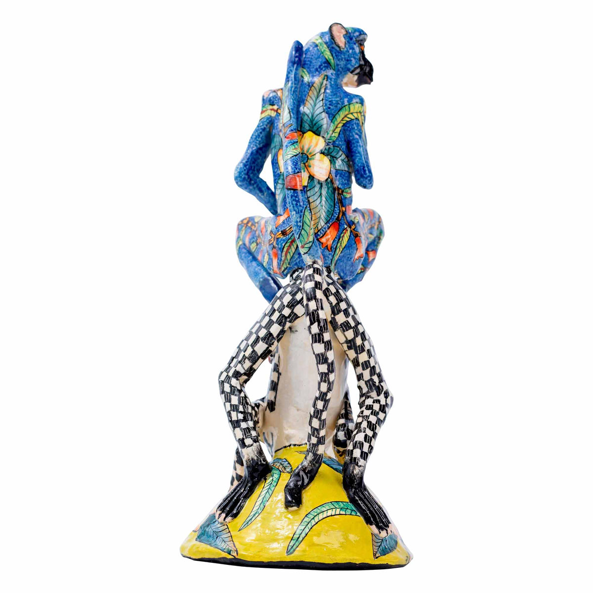 Monkeys & Bird Sculpture