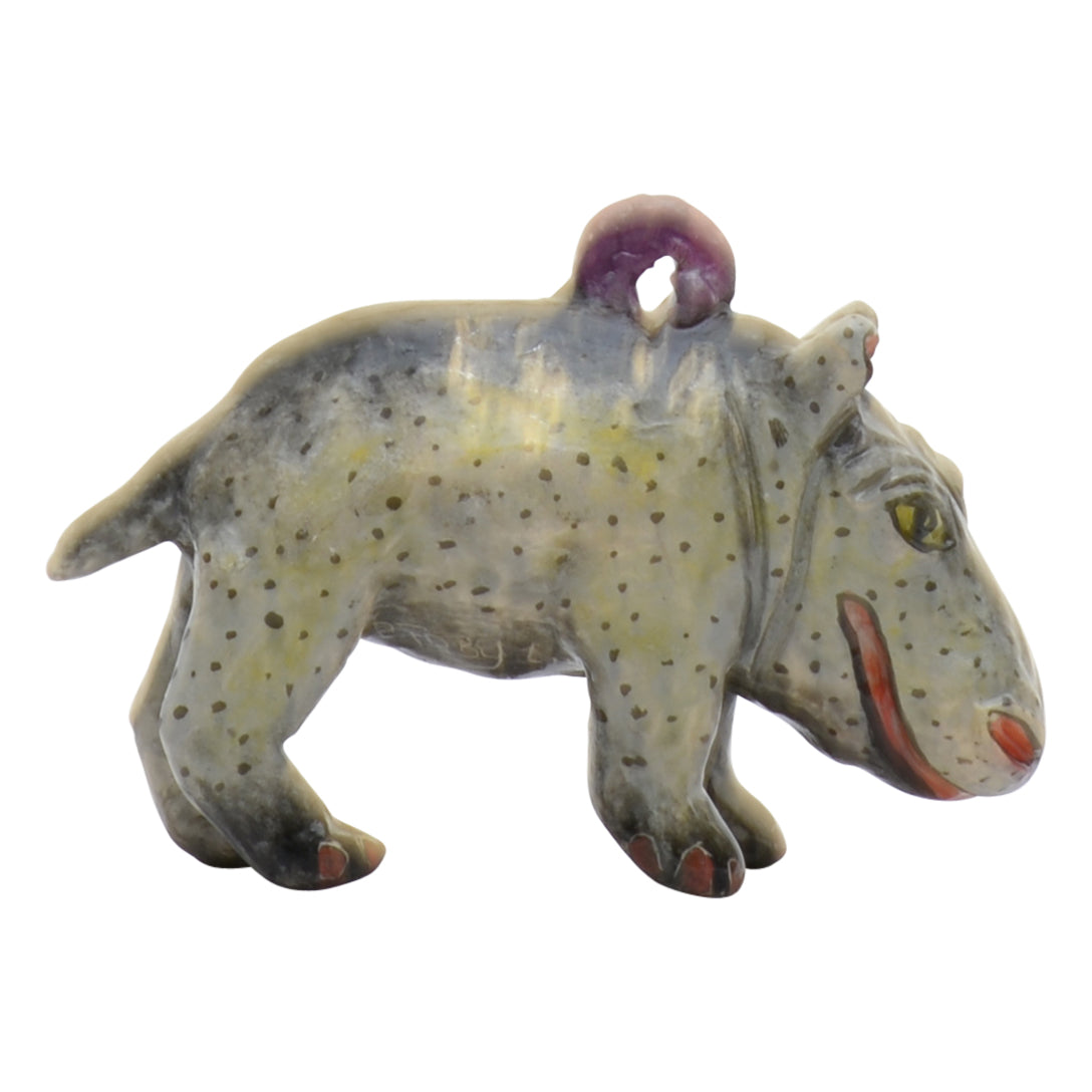 Hippopotamus ornament