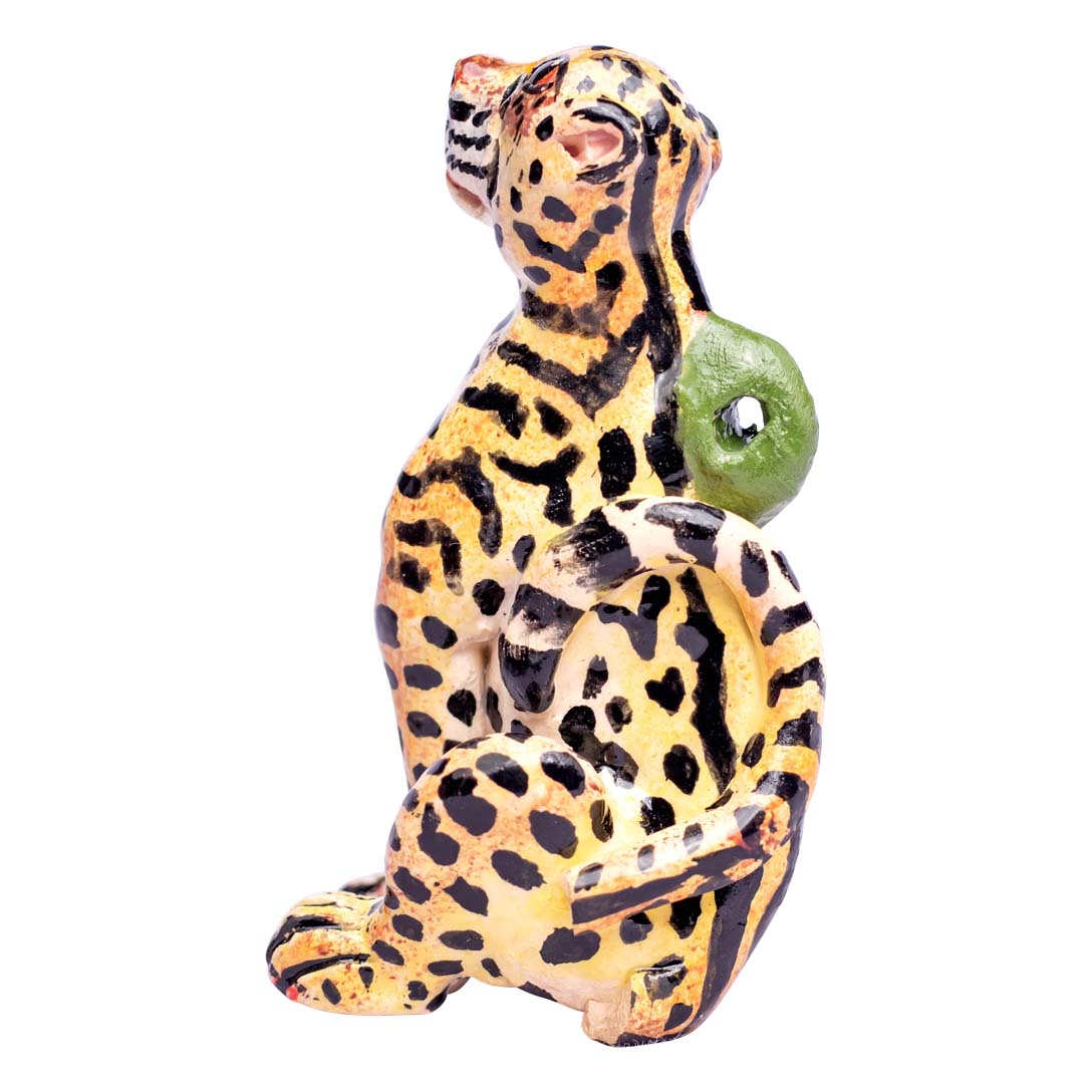 King cheetah ornament