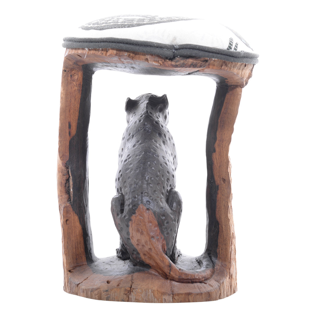 Leopard Batonga footstool
