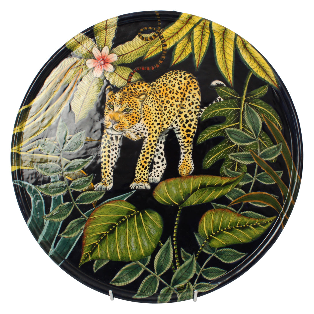 Leopard Large  Plate