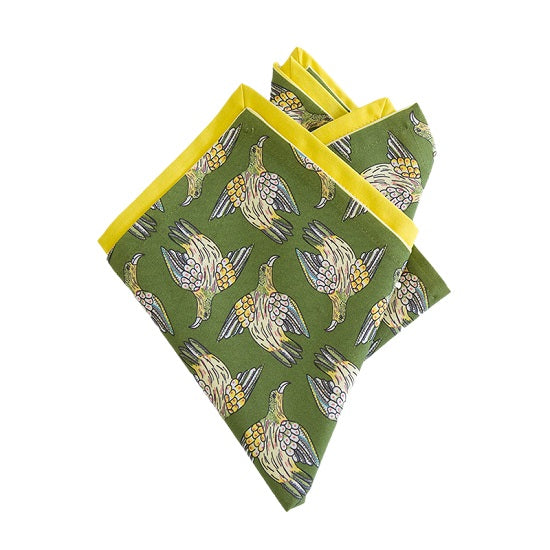 Pair of bird in the savannah napkins