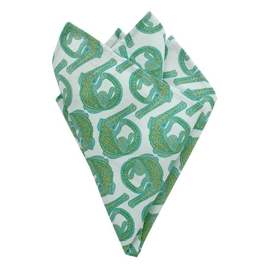 Pair of crocodile mist napkins