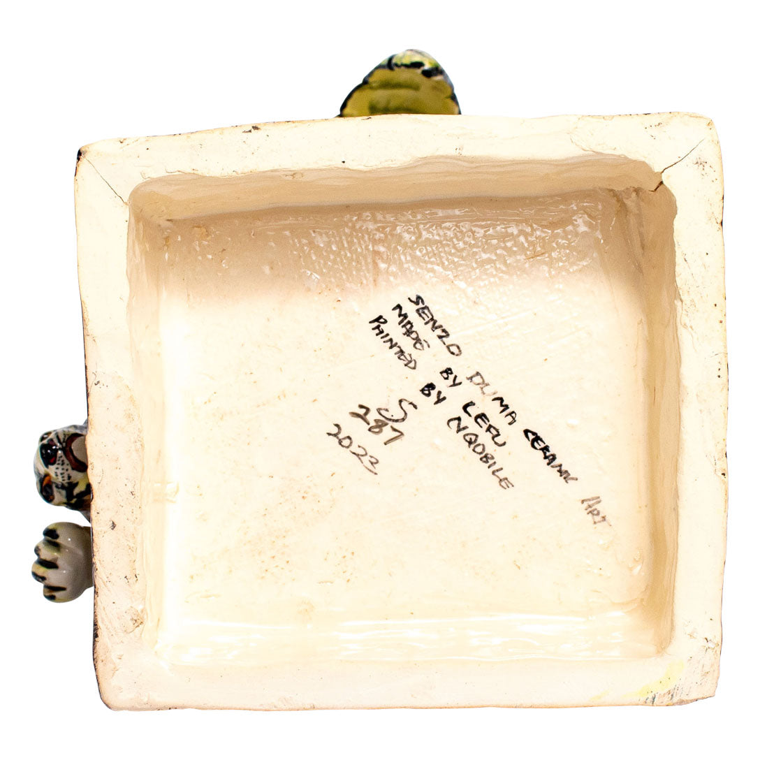 Tiger candle holder - pair