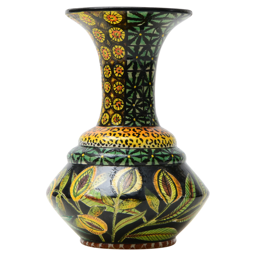 Leopard Design Vase