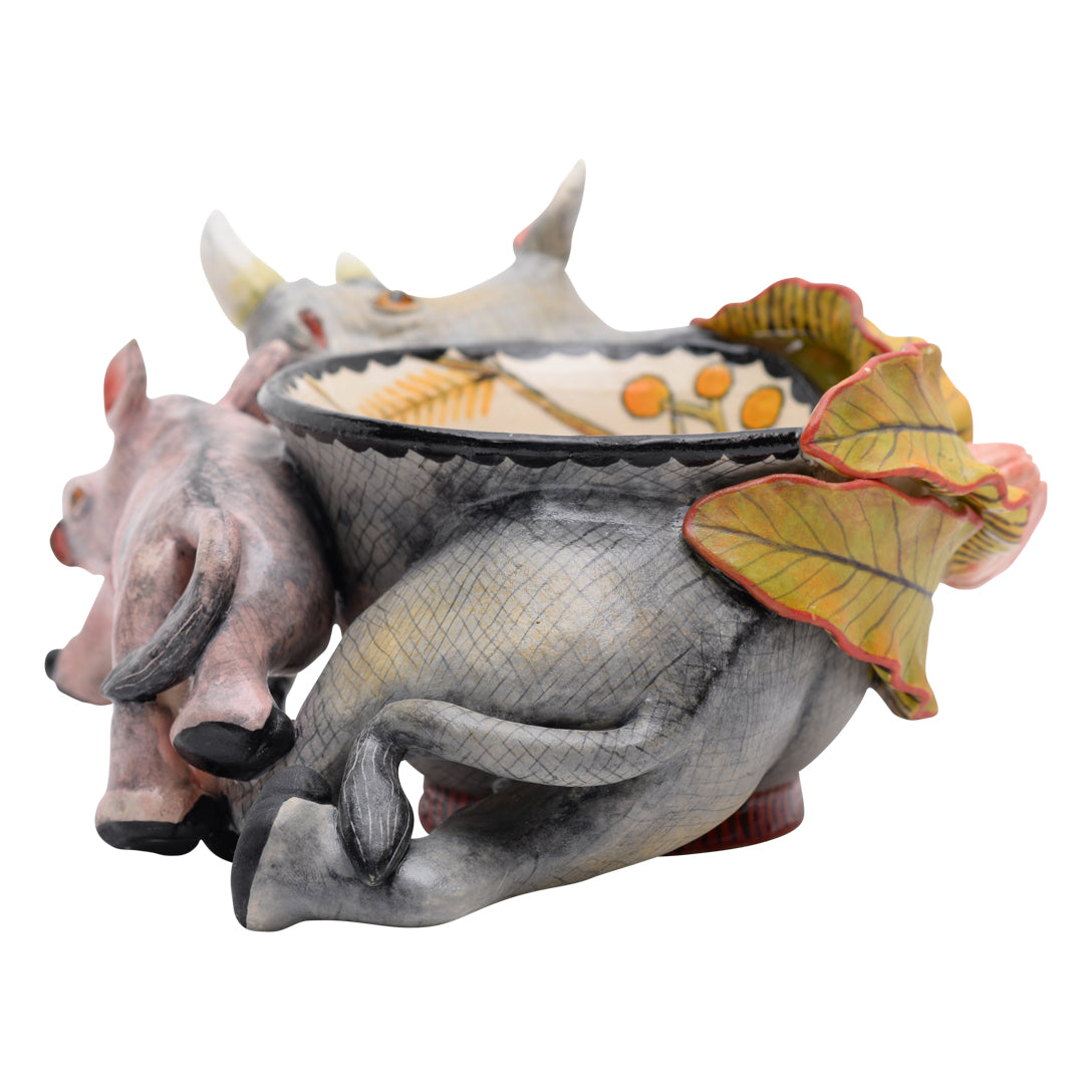 Rhino peanut bowl