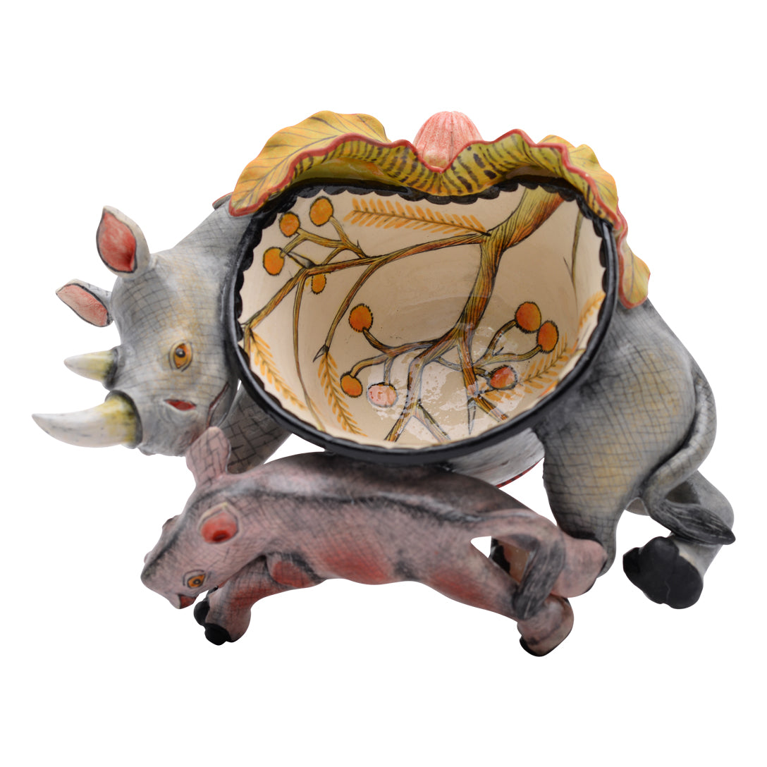 Rhino peanut bowl