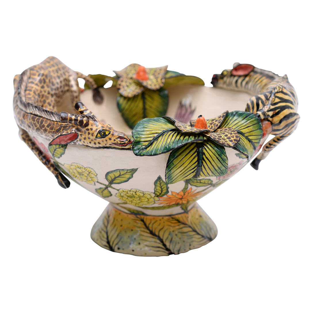 Zebra and Giraffe Bowl