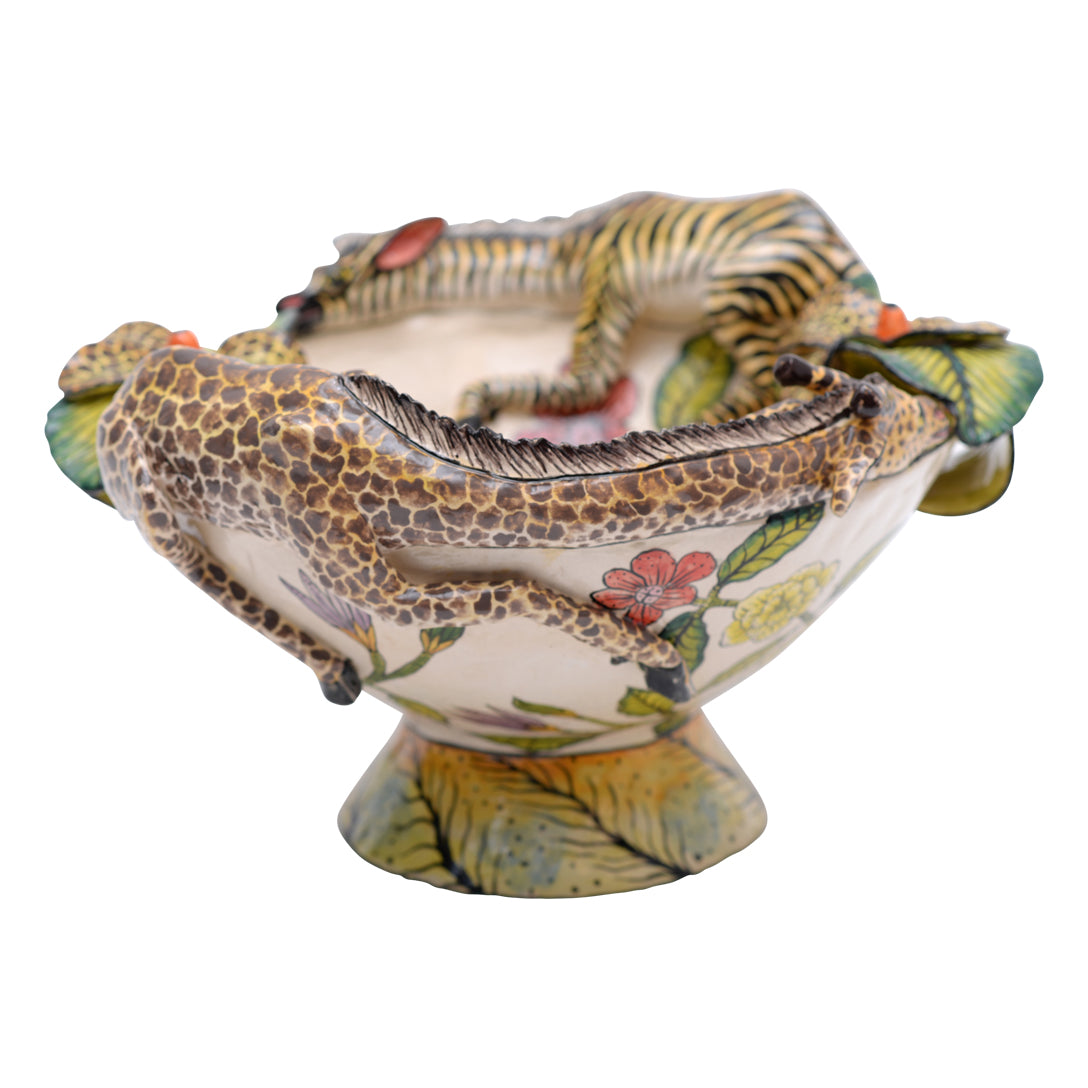 Zebra and Giraffe Bowl