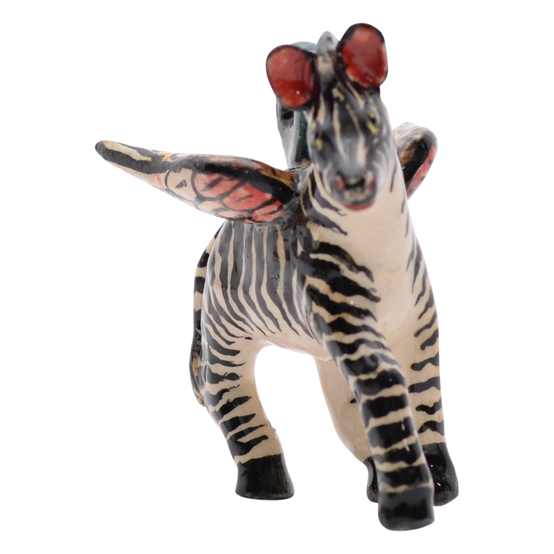 Zebra flying ornament