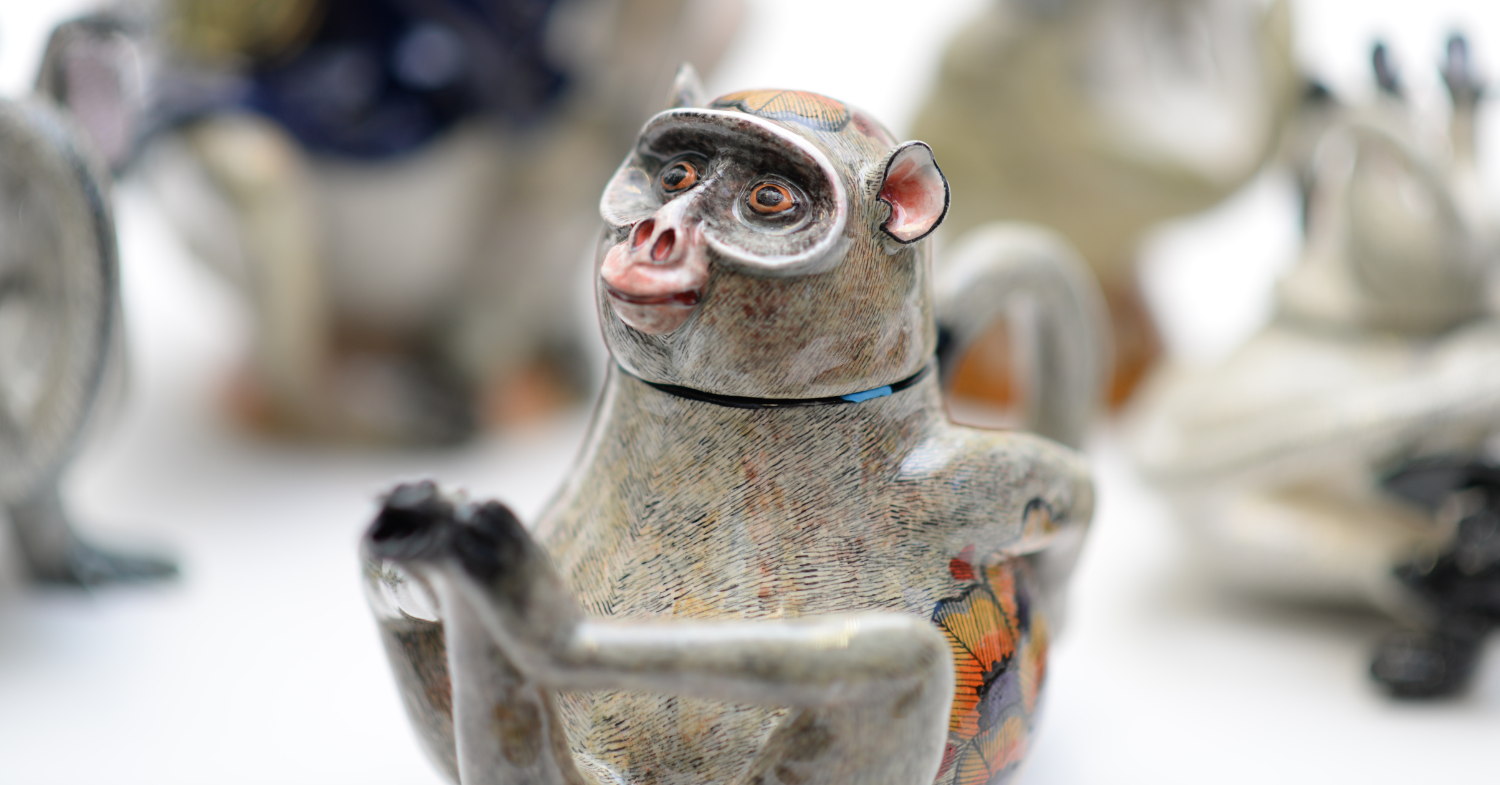 The Mischievous Monkeys by Love Art Ceramics
