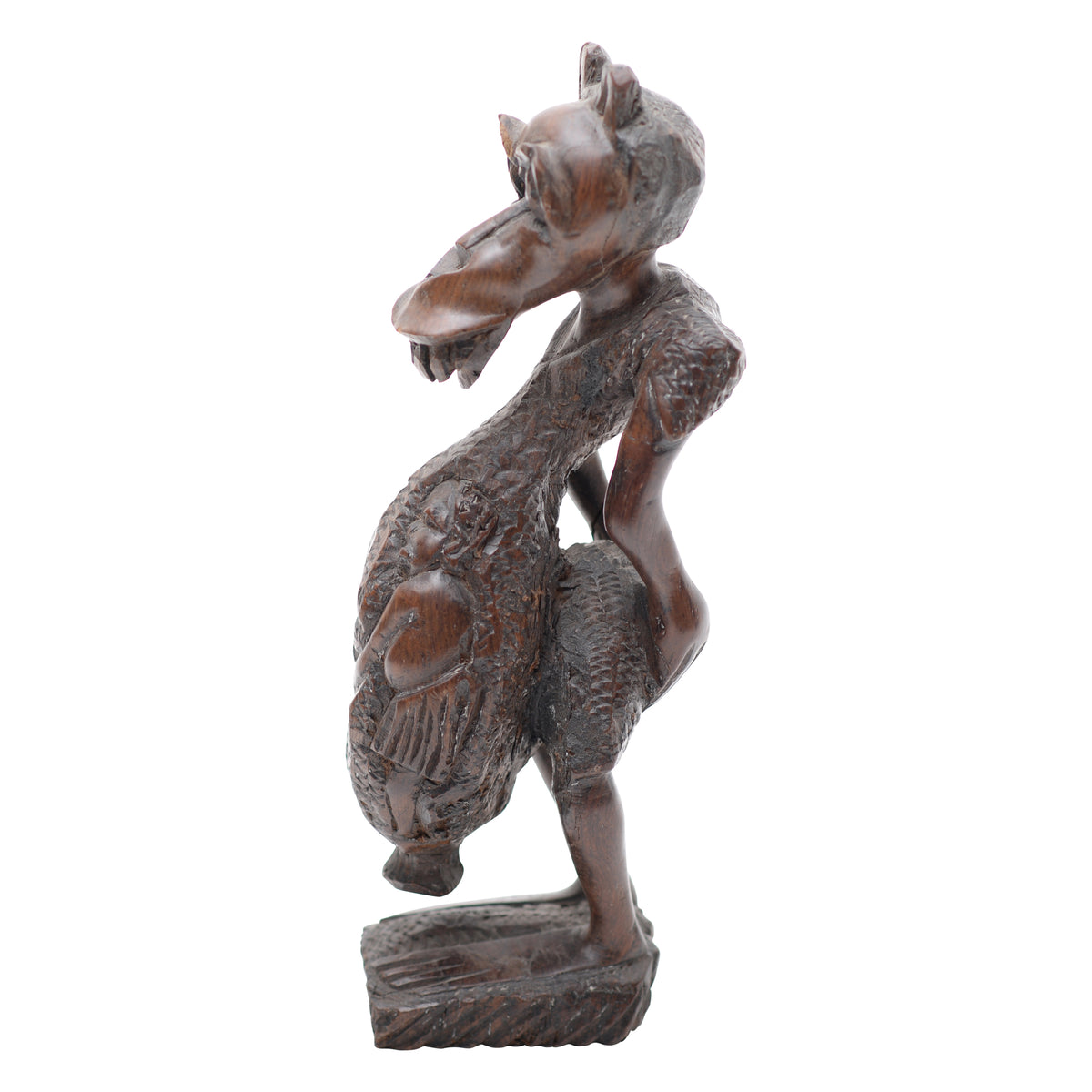 African Nkisi wooden sculpture