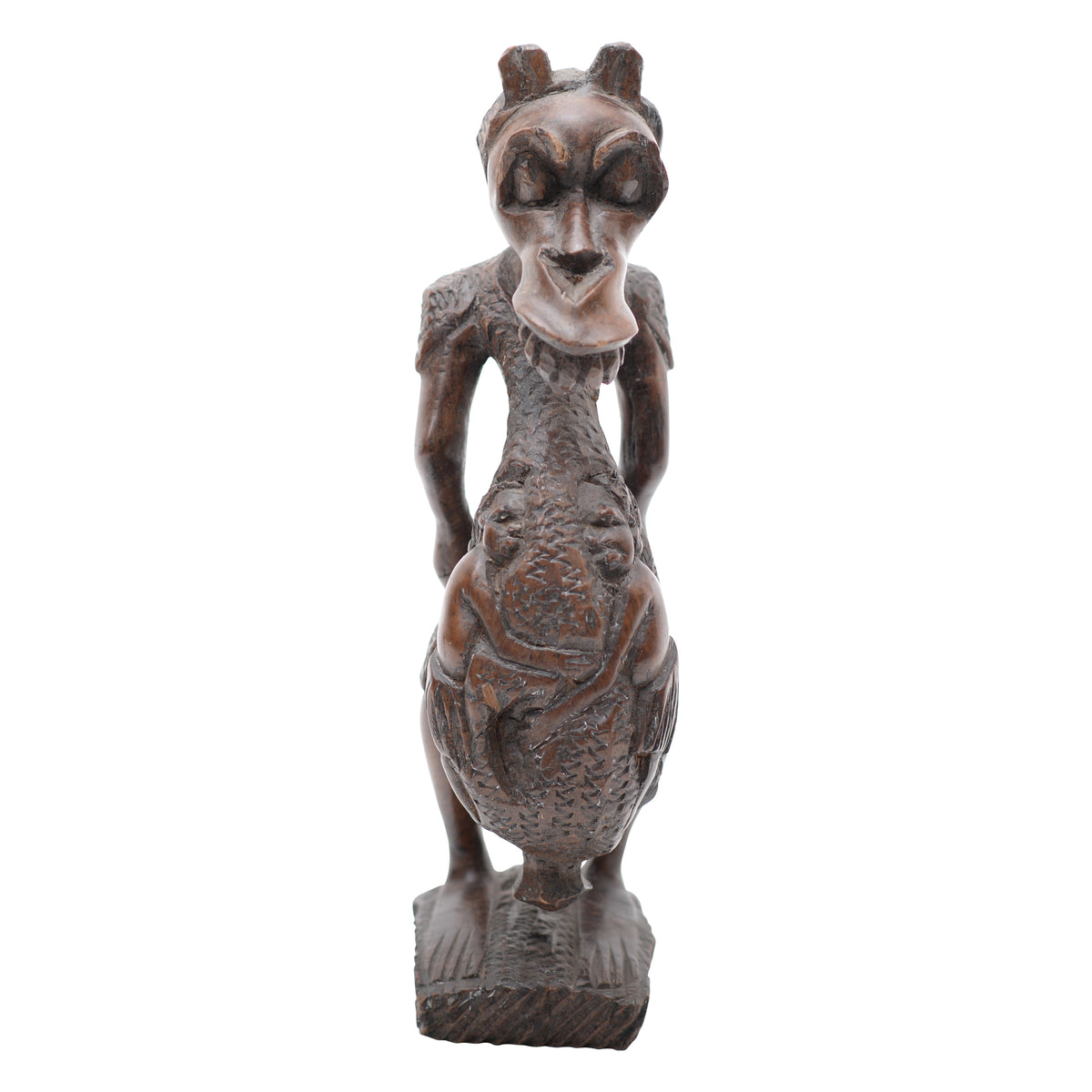 African Nkisi wooden sculpture
