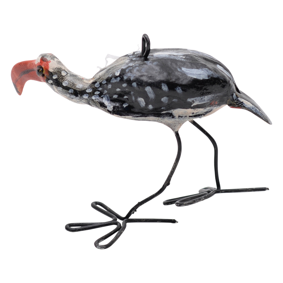 Southern red-billed hornbill ornament