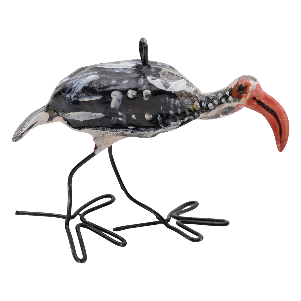 Southern red-billed hornbill ornament