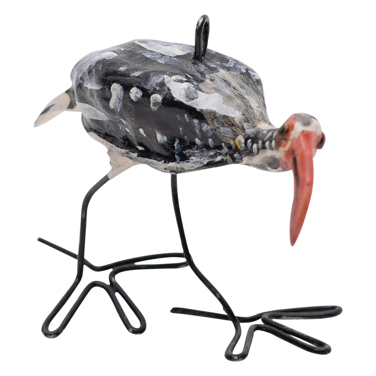 Southern red-billed hornbill ornament