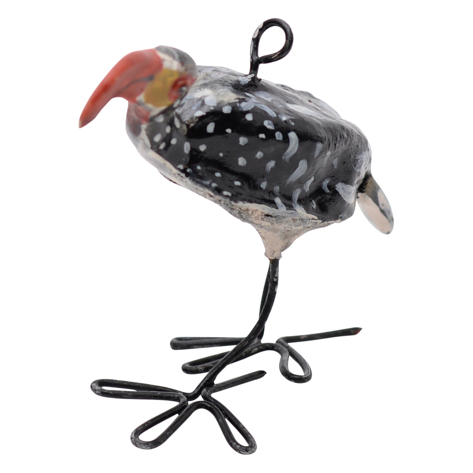 Southern red-billed hornbill ornament