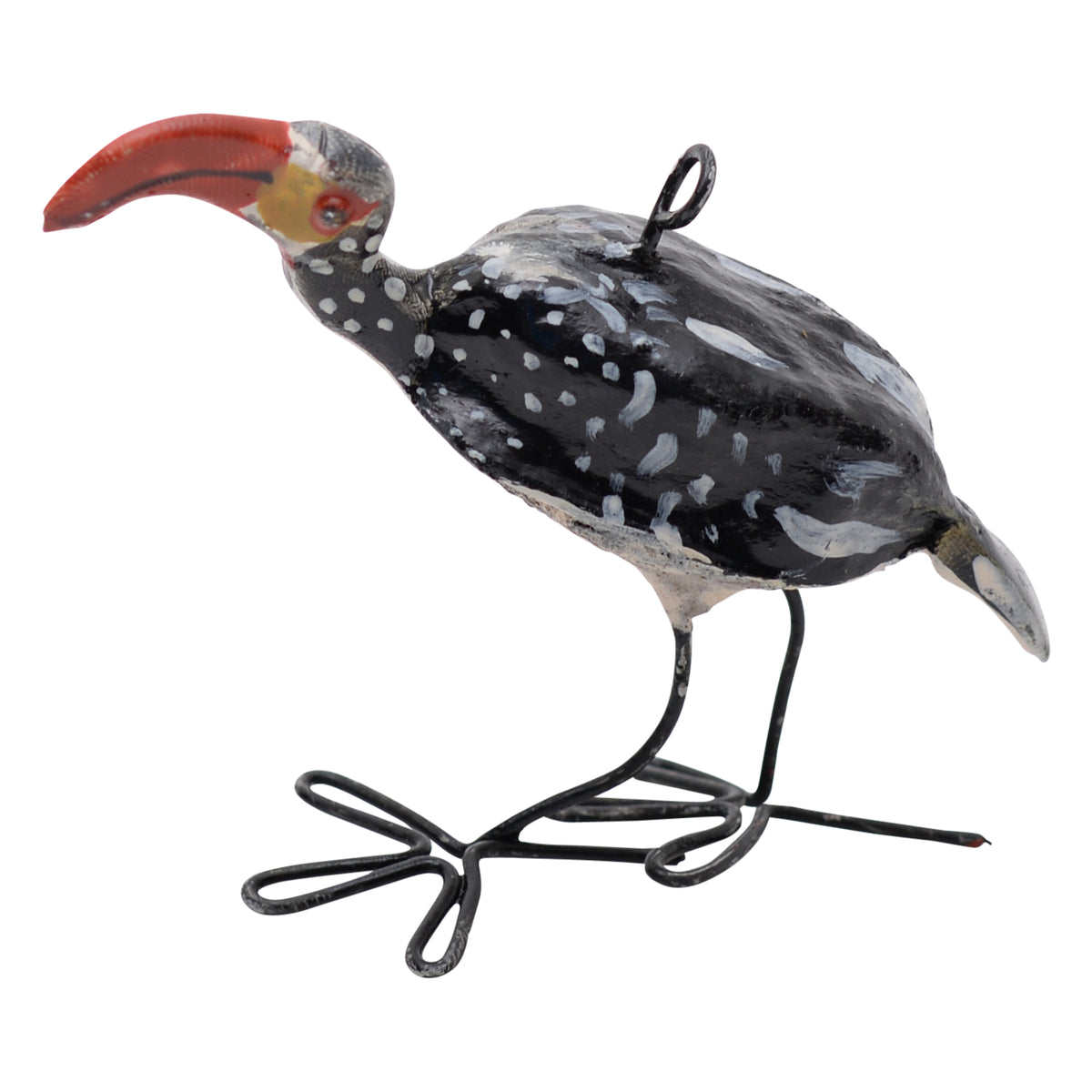 Southern red-billed hornbill ornament