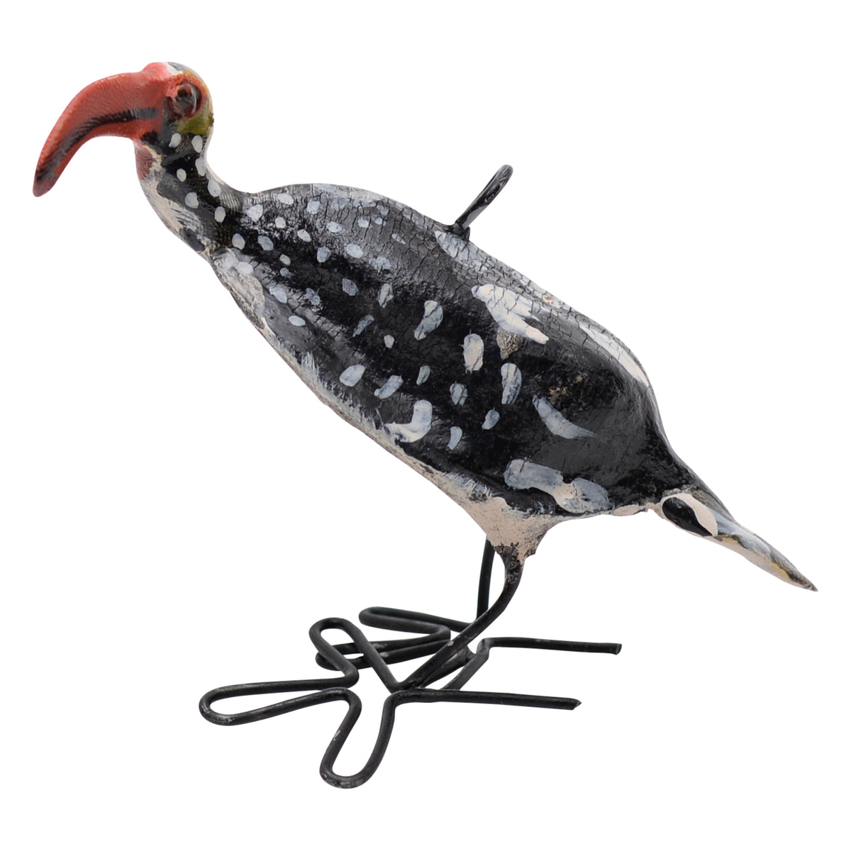 Southern red-billed hornbill ornament