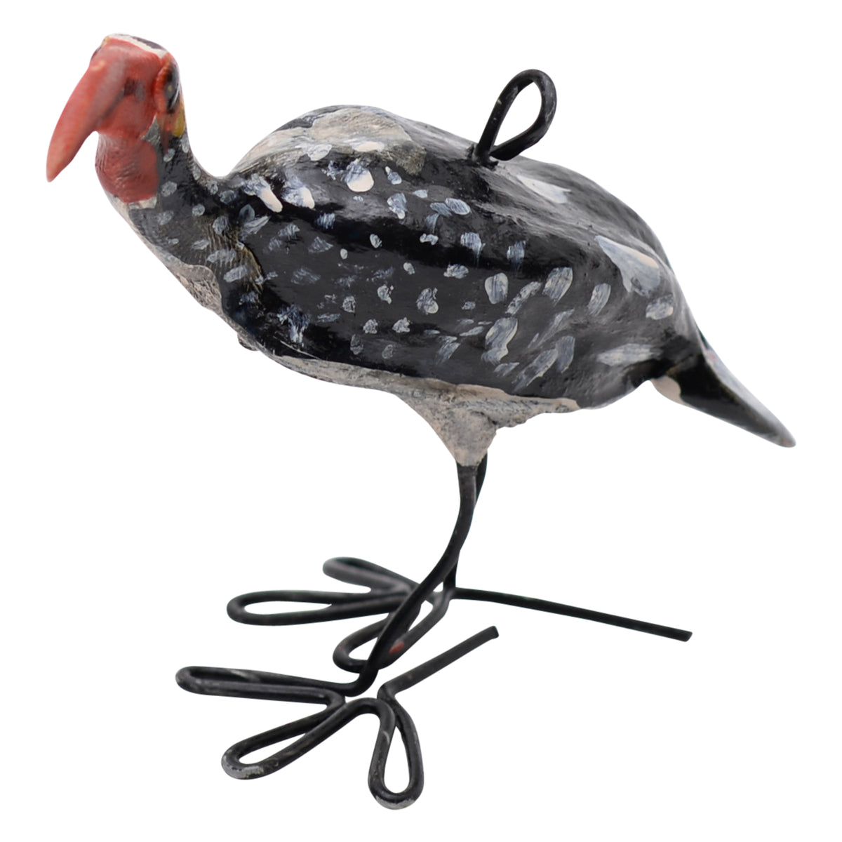 Southern red-billed hornbill ornament