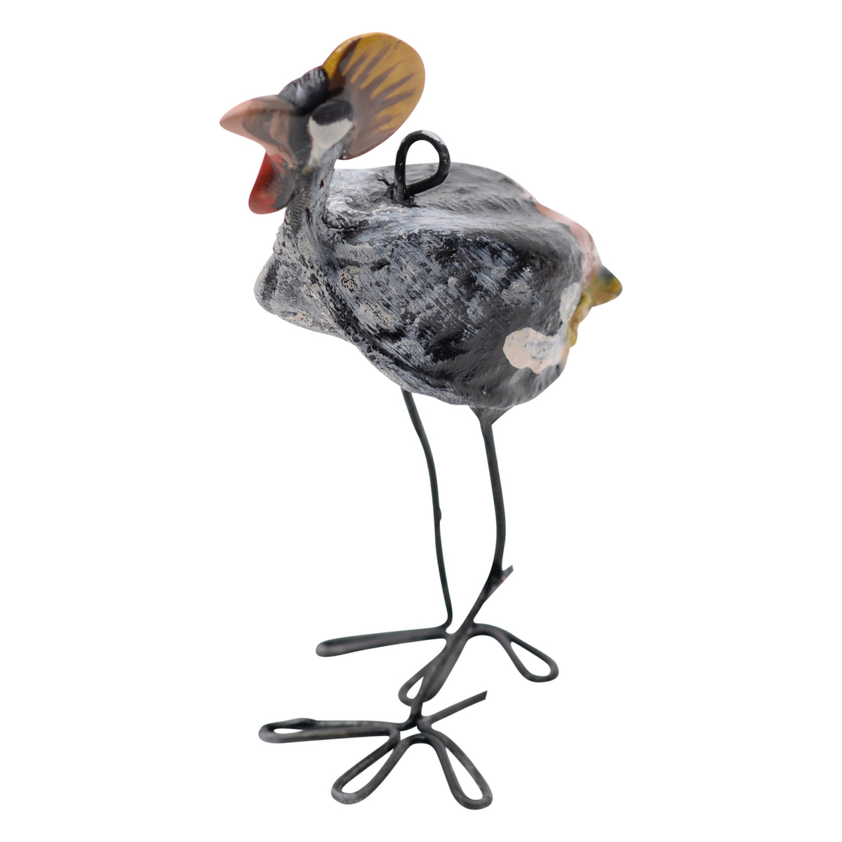 Crowned crane ornament