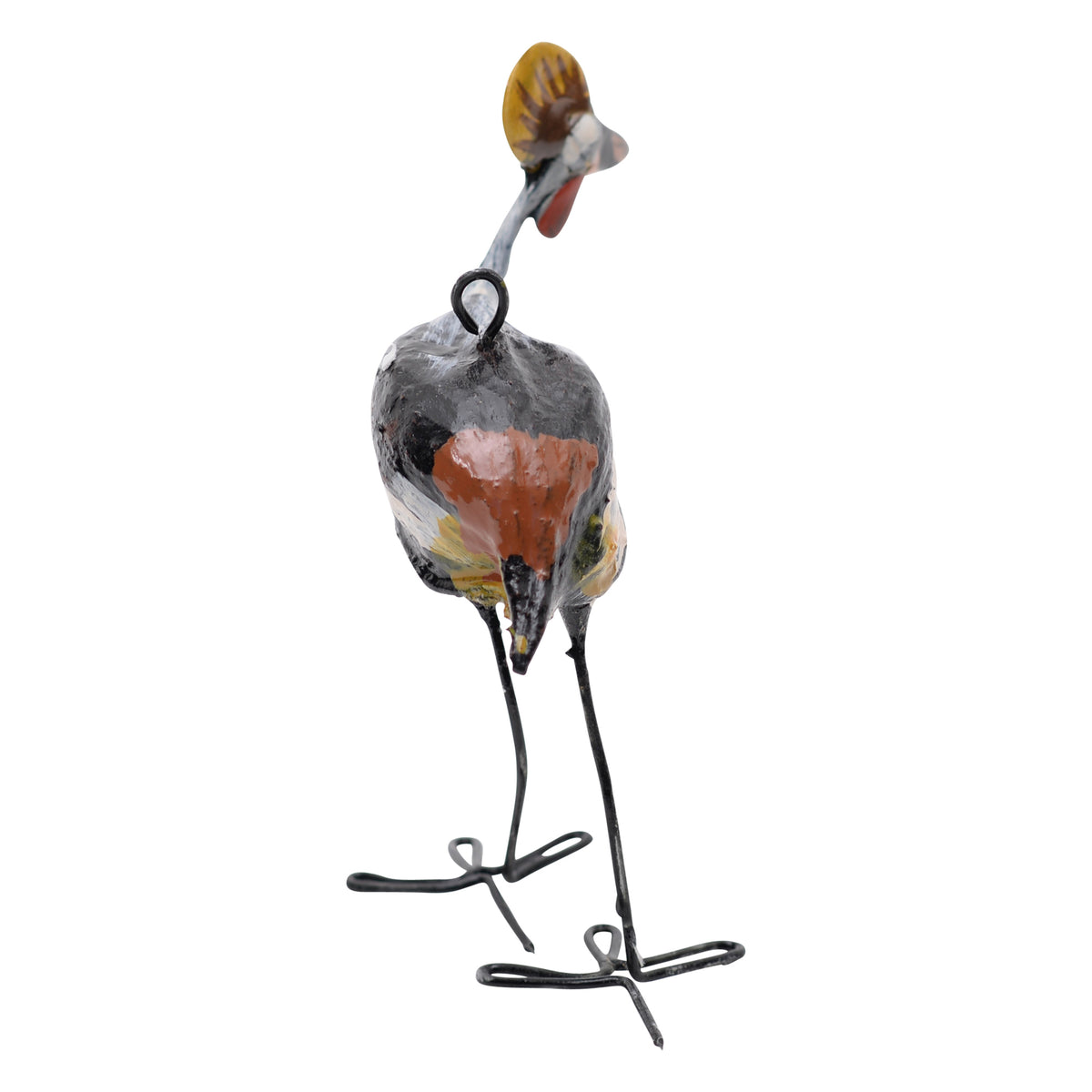 Crowned crane ornament