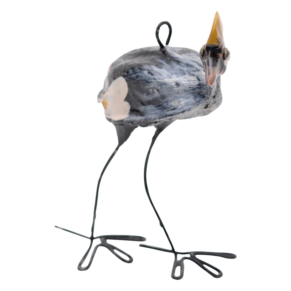 Crowned crane ornament