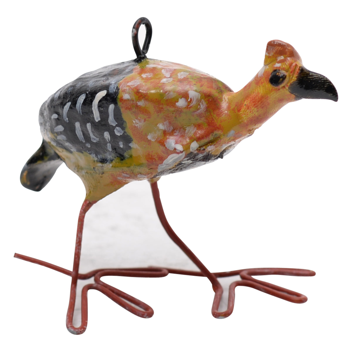 Crested barbet ornament