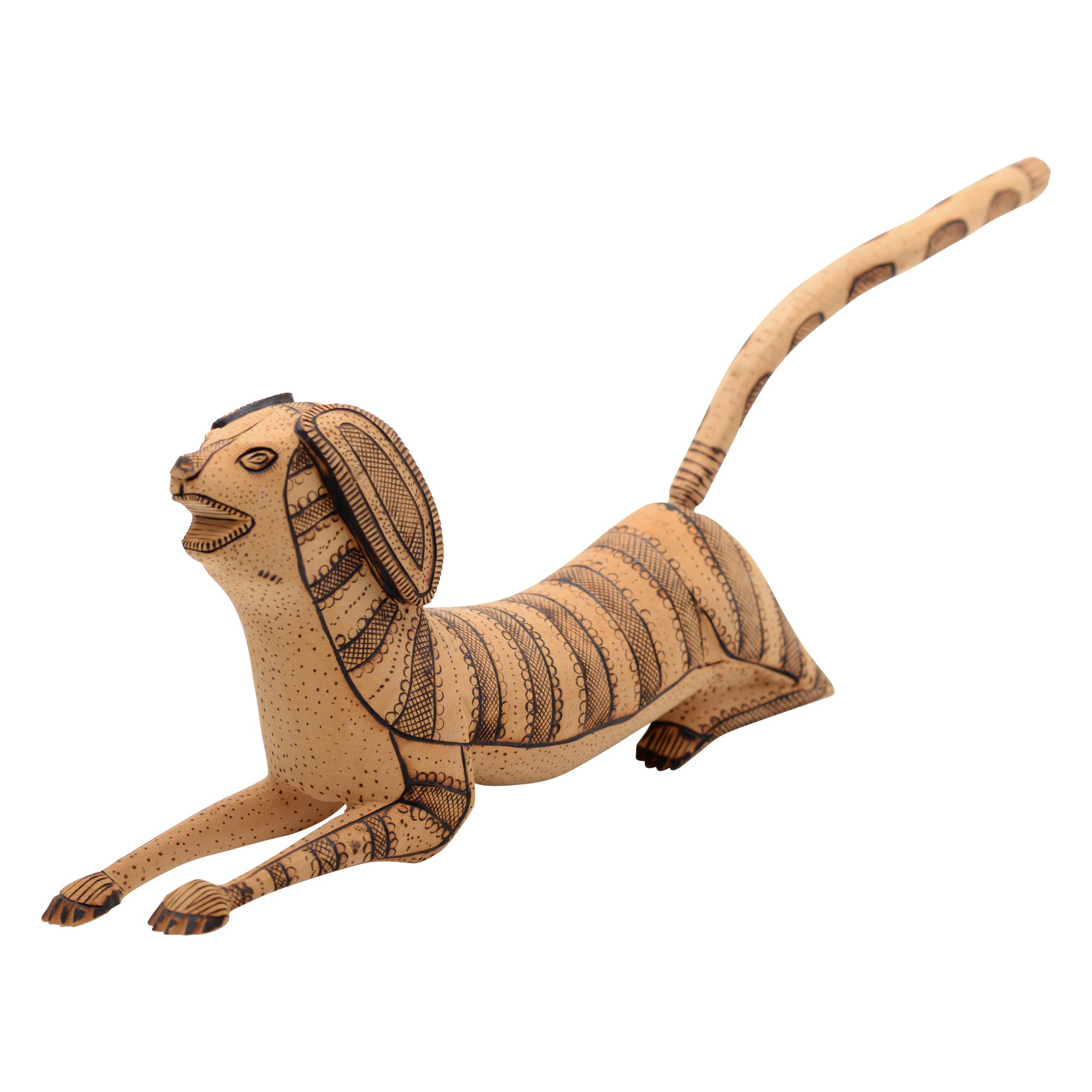 Whimsical dog sculpture