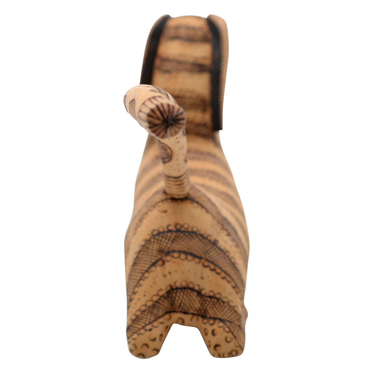 Whimsical dog sculpture